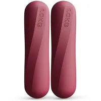 NEOLYMP Pilates Hanteln 1 kg Kurzhanteln 2er Set rot / rosa