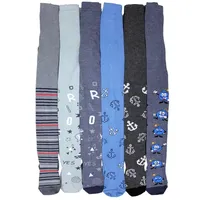 TupTam Baby Jungen Strickstrumpfhose 6er Pack, Farbe: Farbenmix 5,