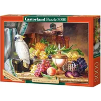 Castorland Still Life with Fruit and a Cockatoo, Josef Schuster Puzzle 3000 Teile