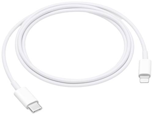 Apple iPad/iPhone/iPod Anschlusskabel [1x USB-C® Stecker - 1x Lightning] 1.00m Weiß