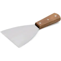 WAS Germany - Spachtel mit Holzgriff, 23 cm, Edelstahl