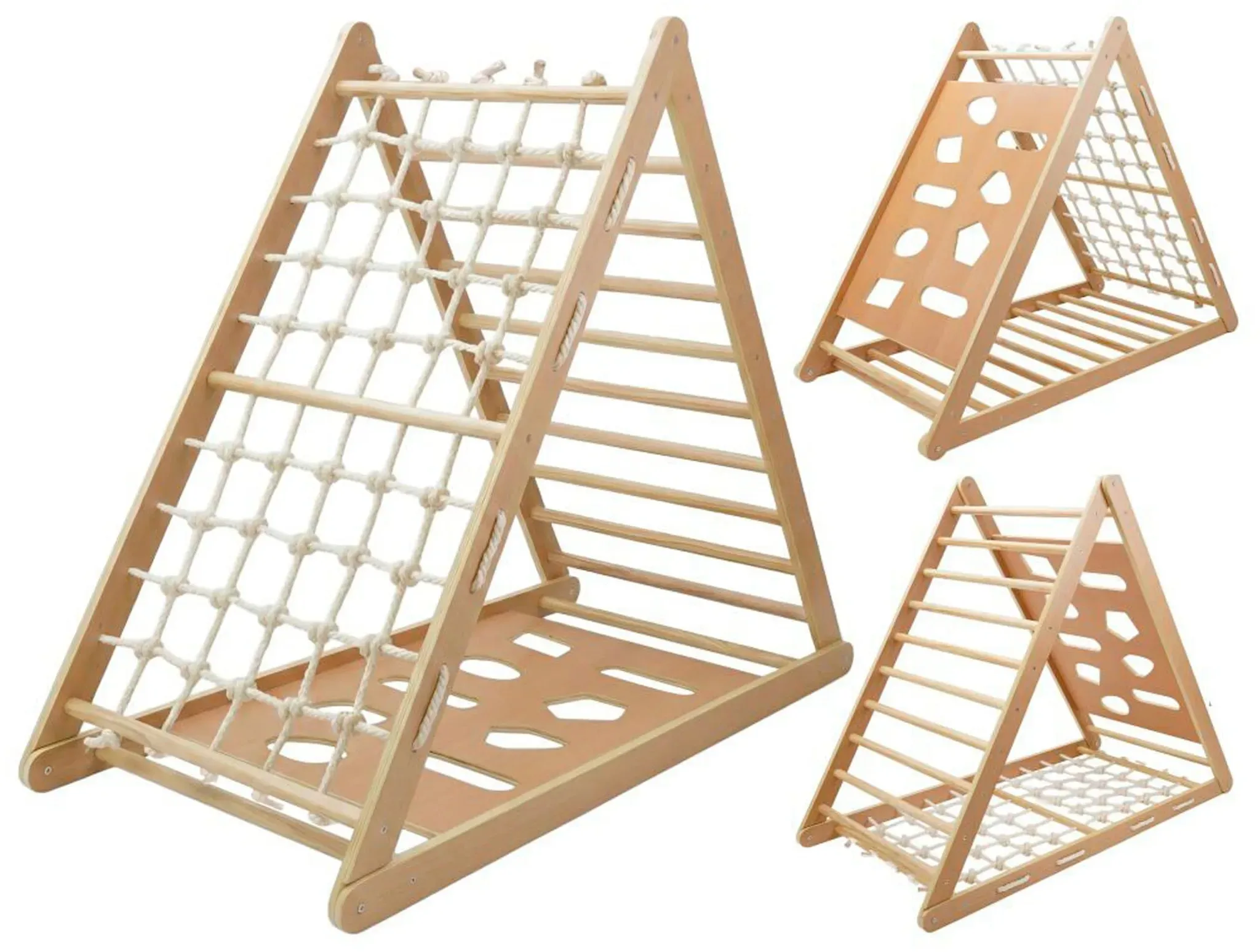solini Kletterdreieck dreiseitig natur, natur