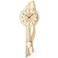 AMS -Pendeluhr Messing Quarz 64cm- 7477