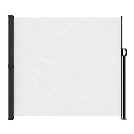 vidaXL Seitenmarkise 180 x 600 cm Weiß Polyester