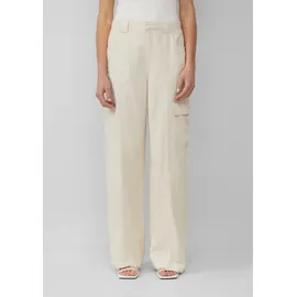 QS Cargo-Hose aus Leinenmix Beige 36