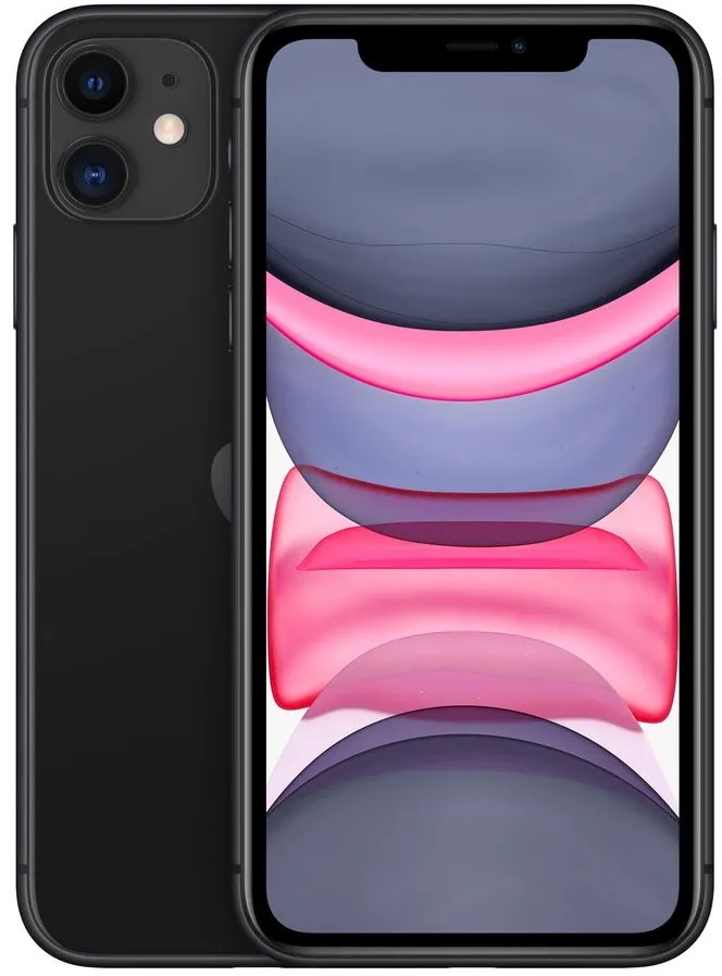 Apple Smartphone iPhone 11 15,5cm (6,1 Zoll), Größe: 128GB, Farbe: Schwarz