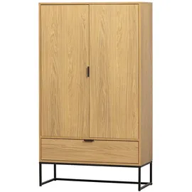 Woood Schrank Silas 120 x 200 x 60 cm Beige