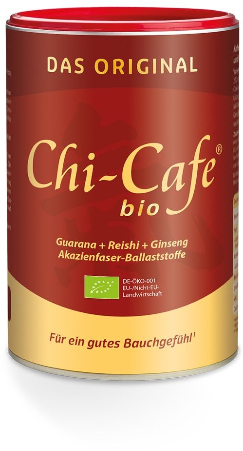 Chi-Cafe BIO Wellness Kaffee mit Akazienfaser Guarana Reishi-Pilz Ginseng vegan