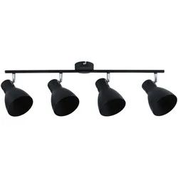 Spotlight Davy E27 230V max. 4x20W dimmbar Schwarz