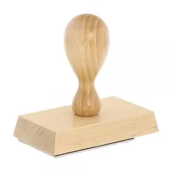 Holzstempel (90x50 mm - 10 Zeilen)
