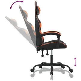 vidaXL Gaming-Stuhl Schwarz und Orange
