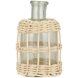 ib laursen Apothekerglas für Stabkerze Rattan Geflecht H=13,5 cm Ø