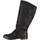 felmini wide fit Stiefel Stiefel Leder | Schwarz 40