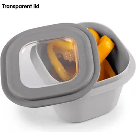 SUNWARE Frischhaltedose grau 1,8 l