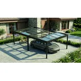 sunelements SunPort Kristall 7,18 x 4,47 m Klarglas Dach