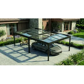sunelements SunPort Kristall 7,18 x 4,47 m Klarglas Dach