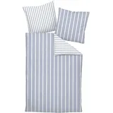 JANINE Interlock Jersey Gestreift Platin 80 x 80 cm