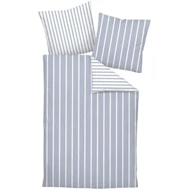JANINE Interlock Jersey Gestreift Platin 80 x 80 cm