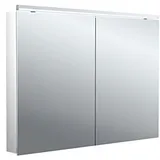 EMCO flat 2 Classic LED-Lichtspiegelschrank 100cm, mit LED-Aufsatzleuchte, 2 Türen 979706504