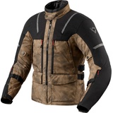 RevIt! Revit Offtrack 2 H2O Motorrad Textiljacke, schwarz-braun, Größe L