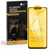 PROTECTORKING 6x 9H Hartglas für Huawei Mate 20 Lite FULL COVER Panzerfolie Displayschutz Schwarz Panzerglas Schutzglas