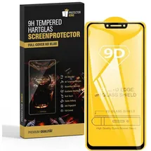 PROTECTORKING 6x 9H Hartglas für Huawei Mate 20 Lite FULL COVER Panzerfolie Displayschutz Schwarz Panzerglas Schutzglas
