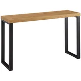 Wohnling WL6.570 Konsolentisch 120x39x75,5cm Eiche-Dekor/Schwarz