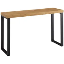 Wohnling WL6.570 Konsolentisch 120x39x75,5cm Eiche-Dekor/Schwarz