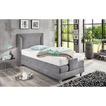 Westfalia Schlafkomfort Boxbett 114 x 214 cm Grau