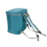 Bubble-Store Thermobehälter Kühltasche Thermorucksack, Polyester, Polyethylen, Kunstfaser, (gepolsterte Schulterriemen), Kühlrucksack, Kühltasche blau