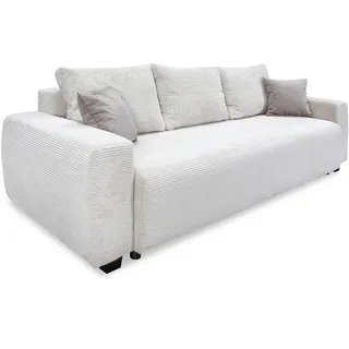 BOOOM Schlafsofa Bella Cord Beige