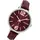Oozoo Armbanduhr weinrot Leder C9482 Timepieces Damen Analog-Quarzuhr UOC9482 - Rot