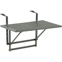 Greemotion Toulouse Balkonhängetisch 60 x 40 x 56 cm eisengrau klappbar