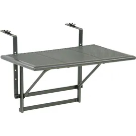 Greemotion Toulouse Balkonhängetisch 60 x 40 x 56 cm eisengrau klappbar