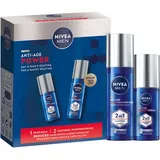 NIVEA MEN Anti-Age Power Set Serum & Feuchtigkeitspflege Gesichtspflegeset 1 Stk