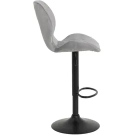 Quartier Barhocker 2er-Set LAILA H - grau