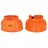 Covalliero Hufglocken Gummi XL orange