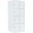 Classix Schließfachschrank signalweiß X-523427, 8 Schließfächer 80,0 x 50,0 x 180,0 cm