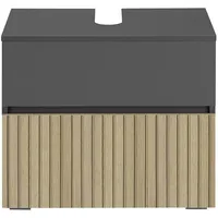 Home Affaire Waschbeckenunterschrank »Wisla«, Siphonausschnitt, Push-to-open-Funktion, Breite 60cm, Höhe