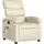 vidaXL Massagesessel 92 x 99,5 x 92 cm Creme mit Fernbedienung