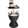 Relaxdays Beistelltisch mit Kühlfunktion, 30 L, Cool Bar, Hxø: 57x48,5 cm, höhenverstellbar, Rattan, Stehtisch, schwarz