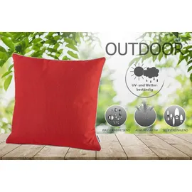 heimtexland Dekokissen 45 x 45 cm rot 1 St.