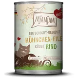 MjAMjAM - Duett 390g MjAMjAM Katze 6x390g DUETT HühnchenFilet mit Rind