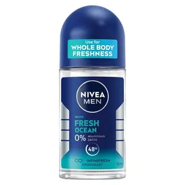 NIVEA Fresh Ocean Deodorant Roll-On 6 x 50 ml
