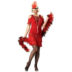 In Character Kostüm Flapper Girl rot rot S