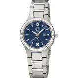 ETT Eco Tech Time ELT-11670-32M Funk-Solar Damenuhr Everest Lady Titan/Blau