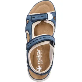 Rieker Keilsandaletten Damen Blau 42