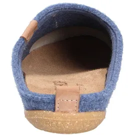ROHDE Damen Pantoffel Softfilz Hausschuh Wechselfußbett 6860, Größe:38 EU, Farbe:Blau