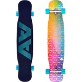 Apollo Longboard Dancer Longboard 46 Zoll inkl. T-Tool, Aus hochwertigem Holz mit Bambus, perfekt zum Dancen oder Cruisen bunt