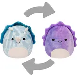 Squishmallows Flip A Mallow Delilah The Purple Dino/Jerome The Blue Dino
